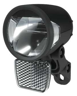 H-BLACK MR8 - FRONT DYNAMO LIGHT - BLACK