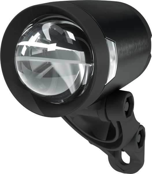 FRONT LIGHT H-BLACK PRO E 6V-12V BLACK