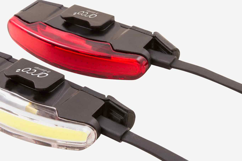 ARCO FRONT/REAR LIGHT SET - RECHARGEABLE