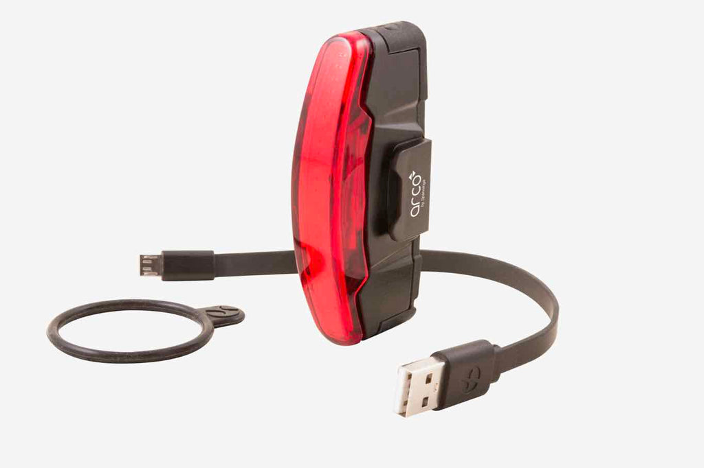 ARCO FRONT/REAR LIGHT SET - RECHARGEABLE