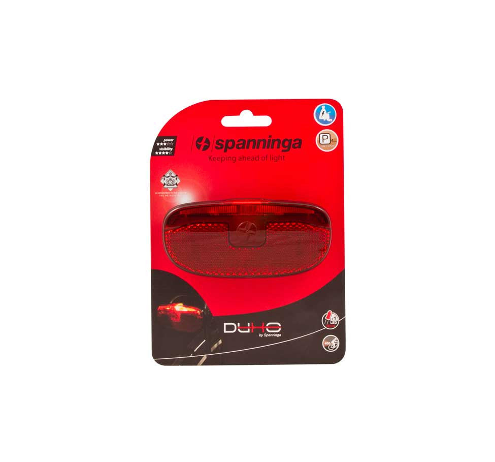 SPANNINGA - DUXO XDS REAR LIGHT - DYNAMO - RACK MOUNT