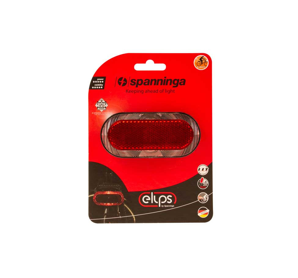 SPANNINGA - ELIPS XDS REAR LIGHT - DYNAMO - RACK MOUNT