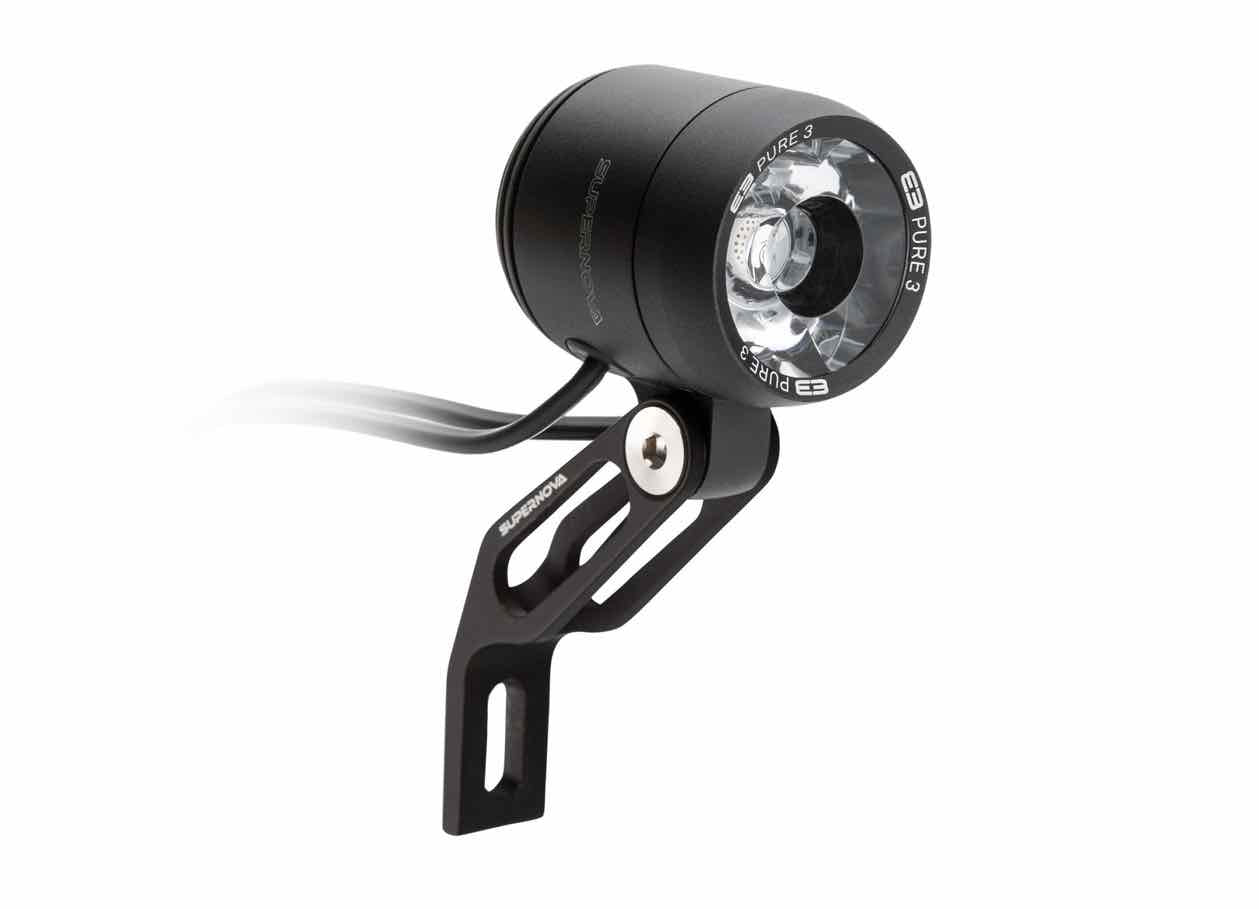 SUPERNOVA - HL E3 PURE 3 FRONT LIGHT - DYNAMO - FORK CROWN MOUNT